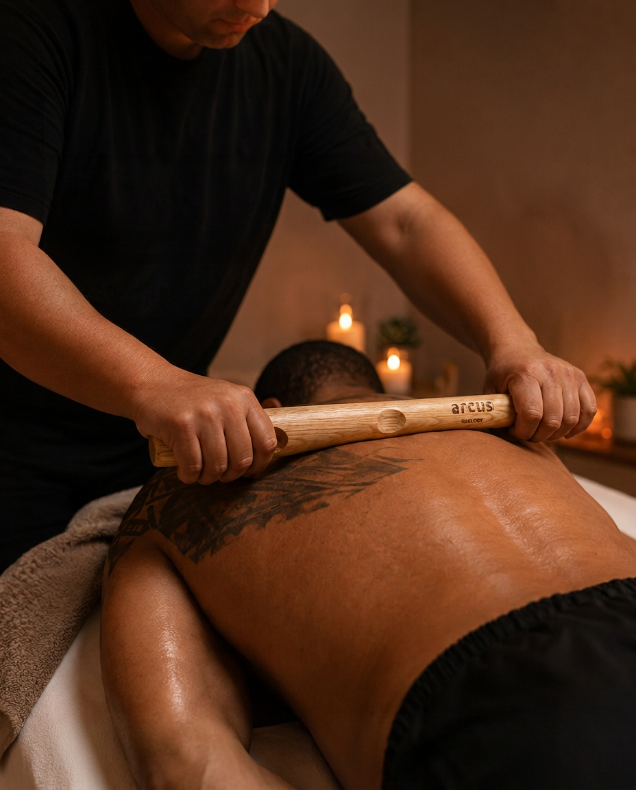 Arcus Sportmassage mit dem Arcus Relief Stick